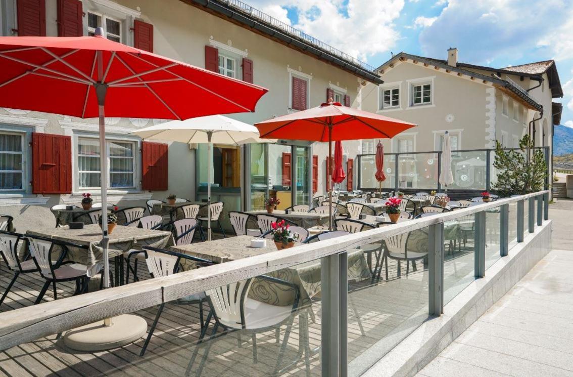 Gasthaus & Hotel Berninahaus Pontresina Exterior foto